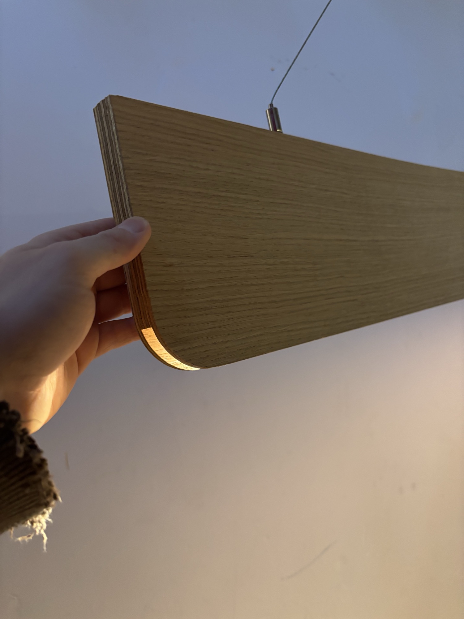 Courbe Simple, détail matière